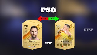 Worst and Best FIFA Cards | PSG Editions. #eafc24 #worst  #best #psg