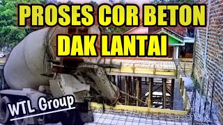 CARA MUDAH COR BETON DAK LANTAI