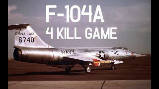 F-104A 4 Kill Game Warthunder Realistic Battle