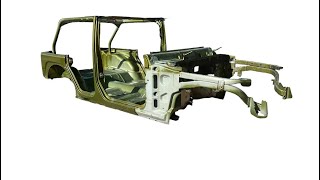 2007-2010 Jeep Wrangler JKU Clean Tub 4-Door Body Available Will Ship