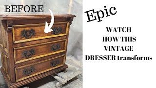 Rustic Farmhouse Dresser Make Over | Dresser Flip | Furniture DIY