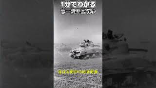 【ここでもブリカス】1分でわかる第一次中東戦争【ゆっくり解説】＃Shorts