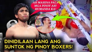 THAI BOXER NA DUMALI SA 19 PINOY DINIDILAAN LANG ANG SUNTOK NI TAPALES AYUN BASAG ANG PANGA SA PINOY