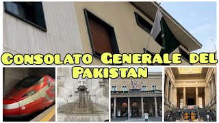 Italy Milan Mein Consolato Pakistan 🇵🇰 🇮🇹|Document k liye Acanak Jana Par Gaya😳 #familyvlog #italy