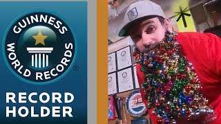 Breaking My Own Beard Ornaments Record