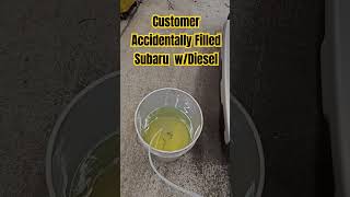 Accidently Filled with Diesel During Hurricane Helene #automobile #subaru #mechanic