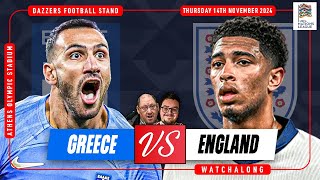 GREECE VS ENGLAND LIVE NATIONS LEAGUE WATCHALONG