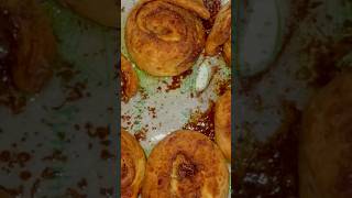 Easy cinnamon rolls in air fryer #youtubeshorts #shortvideo #rolls #how to viral videos#recipe#food