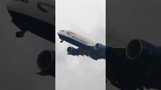 GE90 POWER | British Airways Boeing 777 departing Trinidad