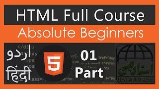 HTML In Urdu/Hindi - HTML Tutorial For Beginners Part-1