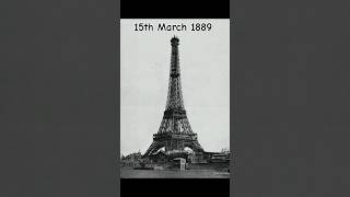 The complete construction of the Eiffel tower #history #shorts