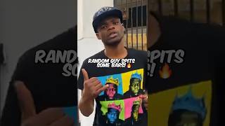 Random Guy Spits Some Bars! #shorts #tyleroliveira #freestyle #viral