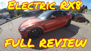 EV Review - Mazda RX8 with Nissan Leaf Drivetrain Electric Vehicle Review.