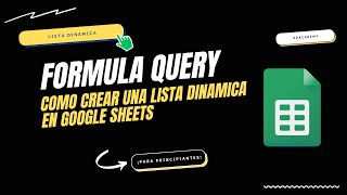 Lista dinamica con formula query. Como quitar un elemento referenciado de una celda en google sheet.