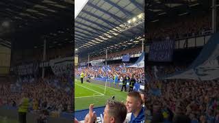 Everton v Liverpool. Atmosphere at kickoff 3.9.22