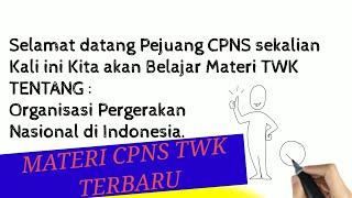 Materi TWK Pergerakan Organisasi Islam di Indonesia||Sesuai FR Tgl 24