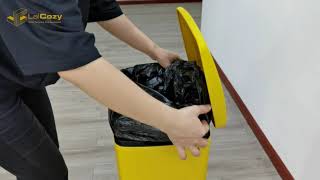 Hospital Medical Mask Waste Bin with Foot Pedal