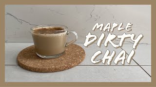 How to Make a Maple Dirty Chai