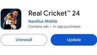 Real cricket 24 new update release on play store 🥶 || Rc24 new update 🔥 ||