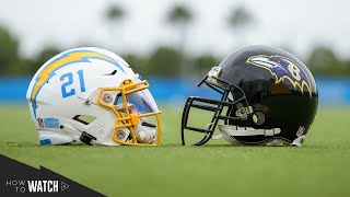 Baltimore Ravens vs Los Angeles Chargers Live Reaction and play by play commentary