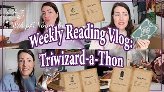 Triwizard-a-Thon READING VLOG⚡️| Harry Potter Haul, Boring Witches & Romance