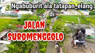 " NGABUBURIT VIRTUAL " di Jalan Suromenggolo. Ponorogo