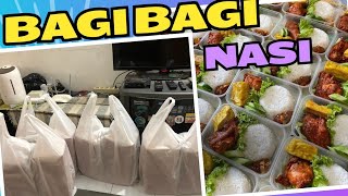 BAGI BAGI NASI KOTAK DI JALANAN KOTA BANDUNG