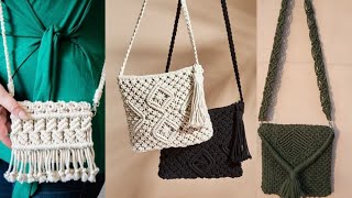 macrame sling bag and purse designs 2022