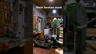 Metal bandsaw stand #metalworking #metalwork #metalworkingtools