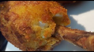 CRISPY FRIED CHICKEN WITH CHEESE/طرز تهیه مرغ سوخاری پنیری خوشمزه و ترد