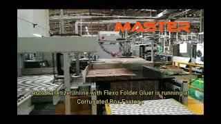 Automatic Load Former Palletizer Flexo Folder Gluer Corrugated Box Making Machine