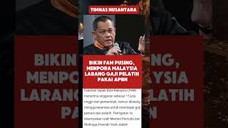 Bikin fam pusing, menpora Malaysia larang gaji pelatih #ytshorts