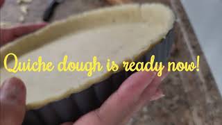 عجينة الكيش  في 5 دقائق - Quiche dough in 5 minutes