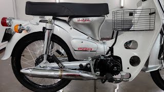 FULL RESTORATION ABANDONED MOTORCYCLE  HONDA C70Z DONE !!!!!!!