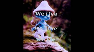 Smurf cat WoW We Live We love We lie      #smurfcat #smurf #welivehere #earth #wow