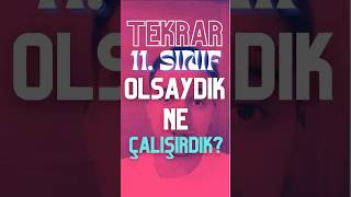 Derece Öğrencileri Tekrar 11. Sınıf Olsaydı Ne Çalışırdı? #yks #yks2026 #koçluk #destekal