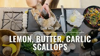 Lemon Butter Garlic Scallops | Yes, It's Just That Simple and Easy