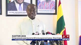 Election 2024: We have uncovered a secret document by NDC to disrupt government business - Ahiagba.