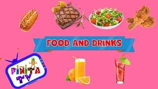 FOOD AND DRINKS VOCABULARY-COMIDAS Y BEBIDAS EN INGLÉS