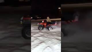 2023 honda rubicon doing donuts