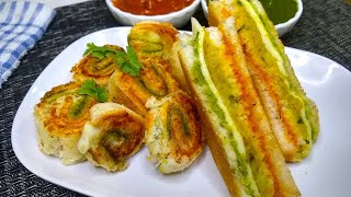 Spicy Samosa Sandwich Pinwheel | Evening snack idea