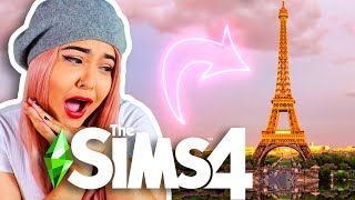 GIRL BUILDS THE EIFFEL TOWER IN THE SIMS 4