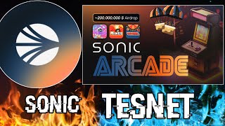 Tesnet Sonic Labs | Sonic Arcade + Cara Bermain Game Tesnet Sonic Arcade Update 2024