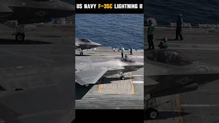 F-35C Lightning II Operation aboard USS Abraham Lincoln #f35 #f35lightning #flightdeck #usnavy