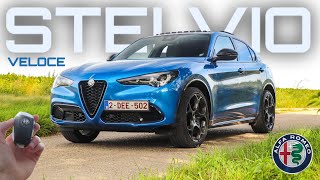 2023 Alfa Romeo Stelvio Veloce REVIEW! | 280hp | Walkaround, interior - exterior & POV Drive!