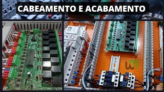 Painel de Comando para Bombas com CLP PIC | Cabeamento e Acabamento - (Parte 3 de 4)