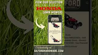 2023 Honda Lawn Mowers | Shorts | Gilford Hardware