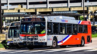 Wmata Metrobus 2006 New Flyer D40LFR #6127 on Route 86 Rhode Island Ave Station (Audio Recording!!!)