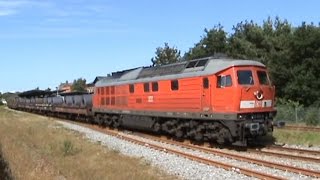 Umleiterverkehr mit viel Dieselpower  Marschbahn Bahnhof Tondern Juli 2015 Teil 03