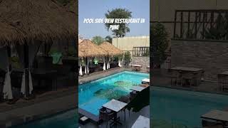 Pool side view in Pune #poolsidelounge #cafesofpune #punefooddiaries